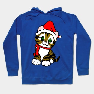 Christmas Kitten Hoodie